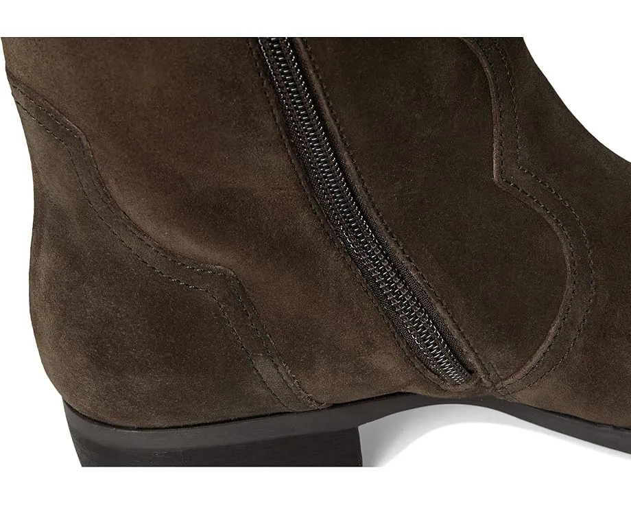 Gabor 75.901.19 высокие замшевые ботинки на каблуке