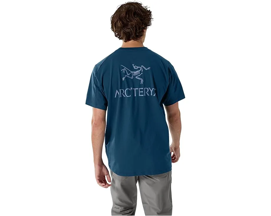 Футболка Arc'teryx Kragg SL Cotton Bird Word Short Sleeve с принтом