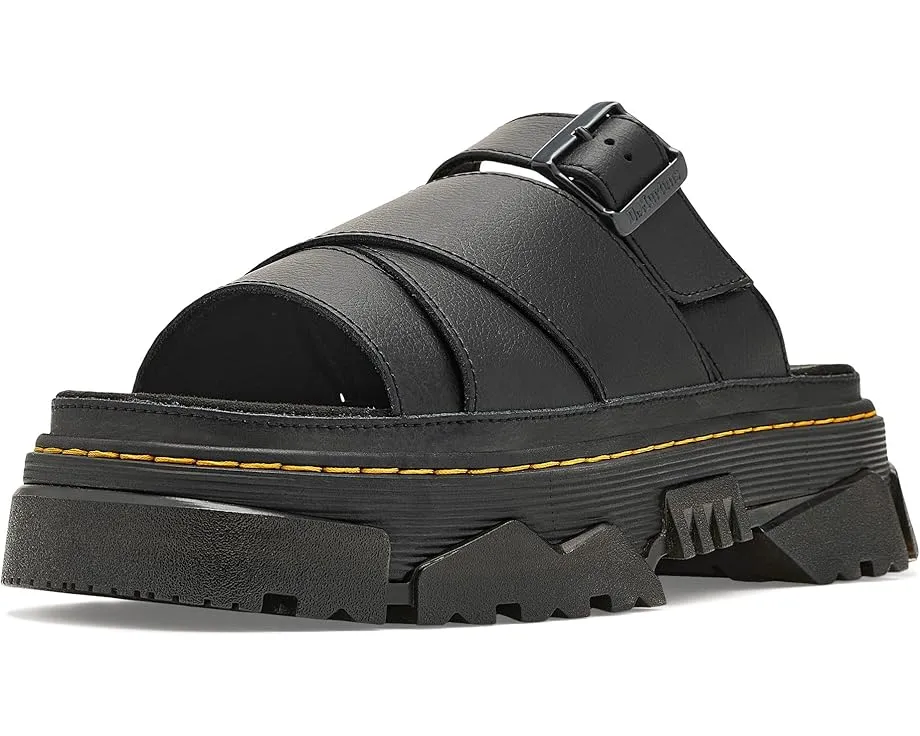 Сланцы Dr. Martens Mattison с круглым носком и пряжкой на платформе