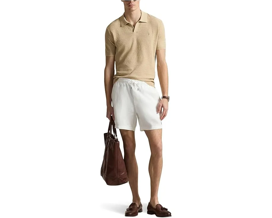 Шорты Polo Prepster из льна с длиной 15 см Polo Ralph Lauren