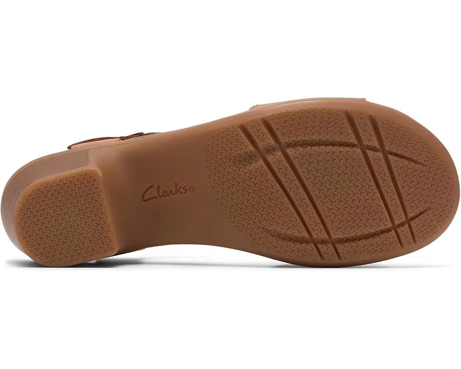 Сандалии Emily 2 Amanda Clarks с ремешками и квадратным каблуком из кожи