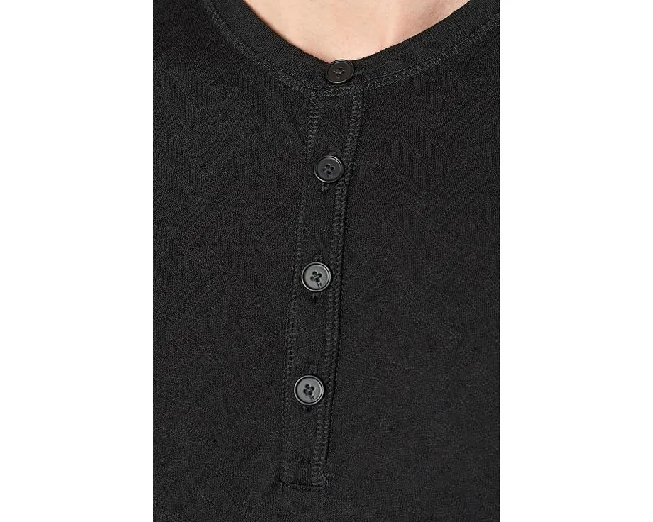 Футболка John Varvatos Elm Henley с длинным рукавом