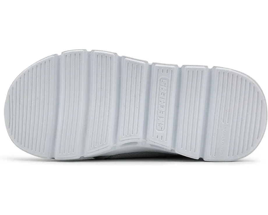 Кроссовки SKECHERS KIDS Glide-Step Flow с эластичными шнурками и сетчатым верхом