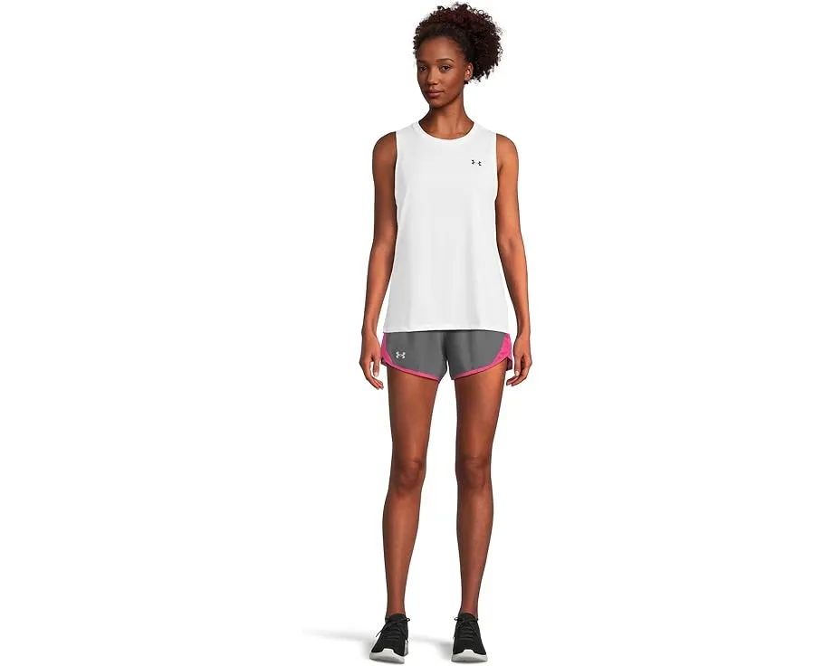 Under Armour Tech Tank Solid майка с логотипом и прямым подолом