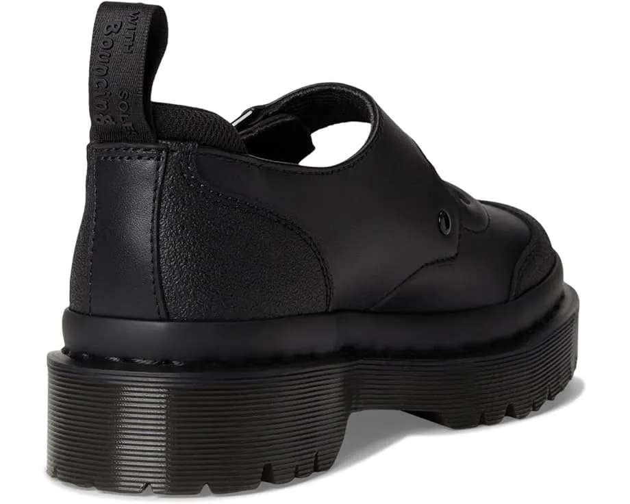 Балетки Indica Elphie Mary Jane от Dr. Martens с острым носком и пряжкой