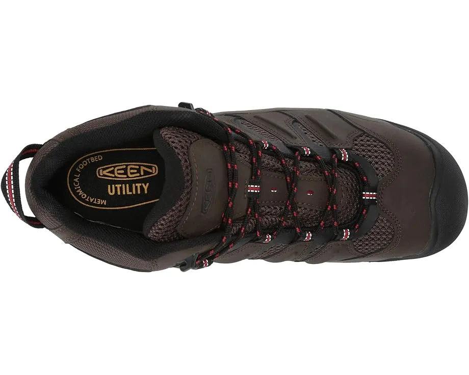 Рабочие ботинки Lansing Mid Waterproof Steel Toe от KEEN Utility с защитным мысом