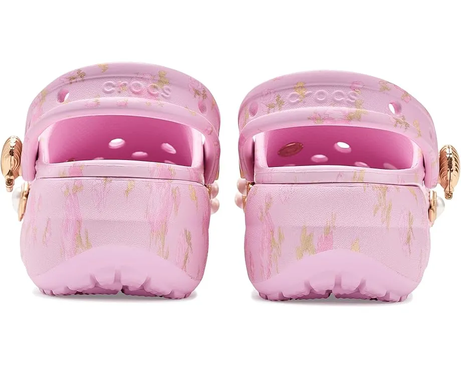 Классические платформенные клоги LoveShackFancy от Crocs с цветочным принтом