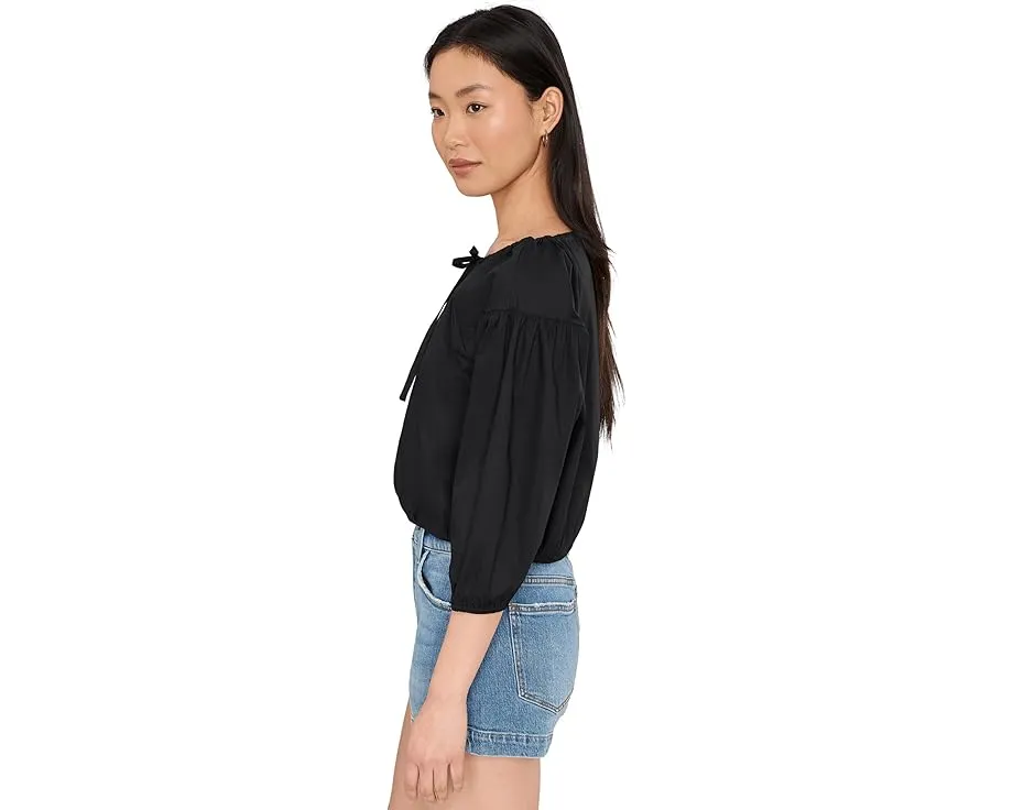 Блуза CeCe с длинным рукавом и спущенным плечом в стиле бабл