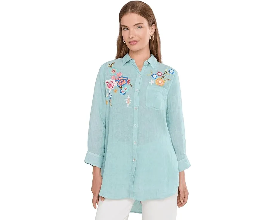 Рубашка Astrid Shirt Karyn Seo с цветами