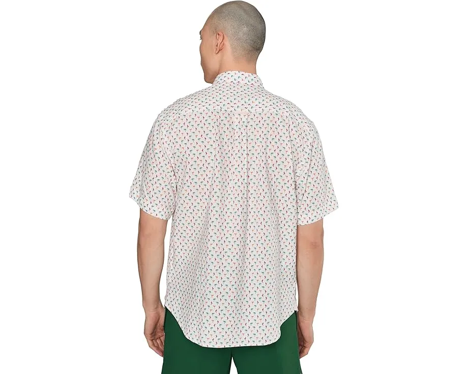 Рубашка Tommy Bahama Nova Wave Flock It To You из хлопкового микса с принтом