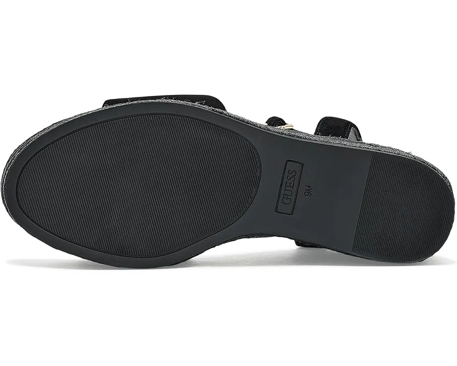 Босоножки GUESS Everly на платформе и клиновом каблуке