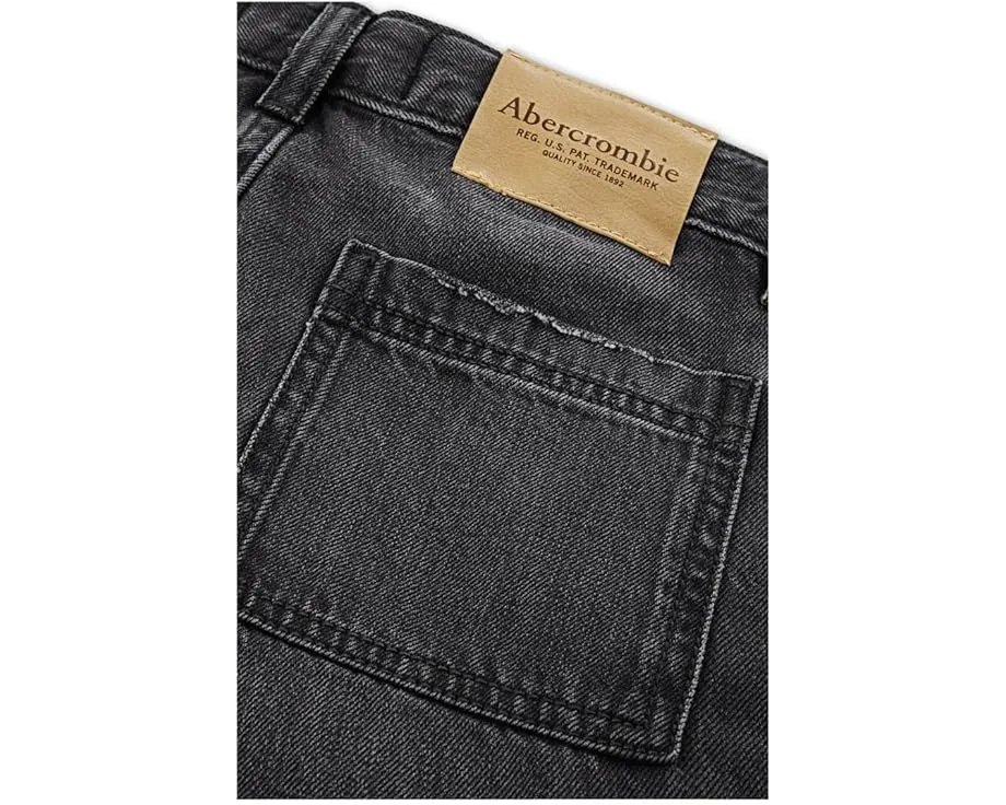 Джинсовые брюки карго Abercrombie & Fitch Baggy Denim с регулируемым поясом