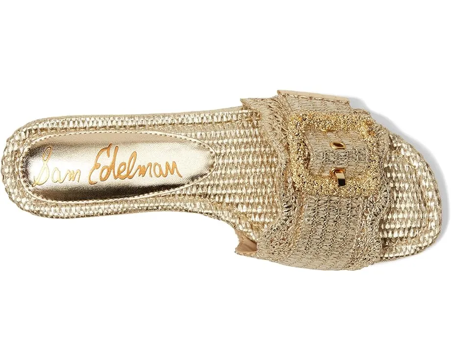 Сандалии Sam Edelman Bambi 6 из рафии с крупной пряжкой