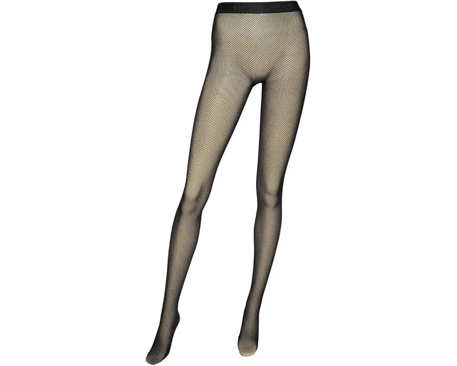 Колготки Wolford Twenties из переработанного нейлона EcoNyl с микро-сеткой