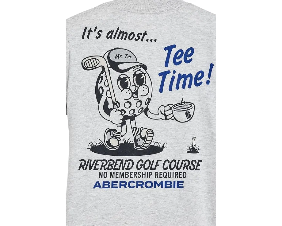 Футболка Tee Time для детей от abercrombie kids с принтом