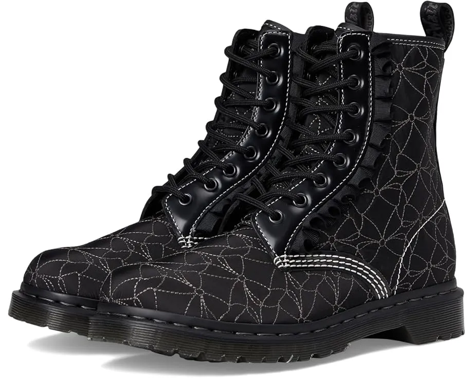 Ботинки Dr. Martens 1460 Frill с бантами и рюшами