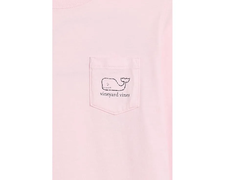 Футболка Vineyard Vines Vintage Whale с длинным рукавом Pink Drink