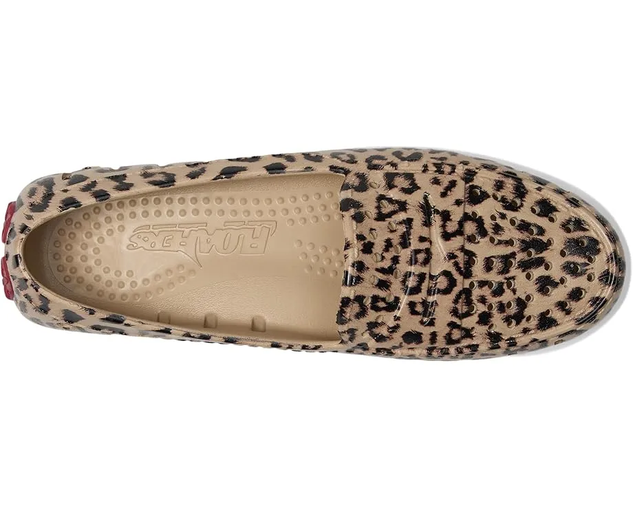 Лоферы Floafers Posh Driver Animal Print с массажной стелькой