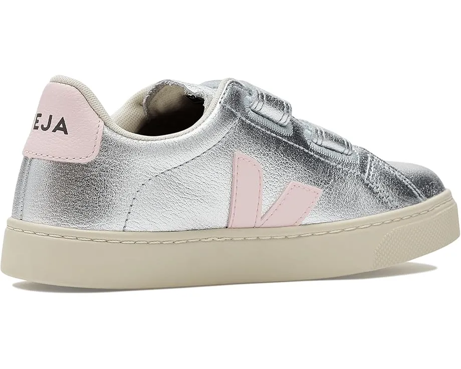 Детские кроссовки VEJA Small Esplar с кожаным верхом и застежкой на липучке