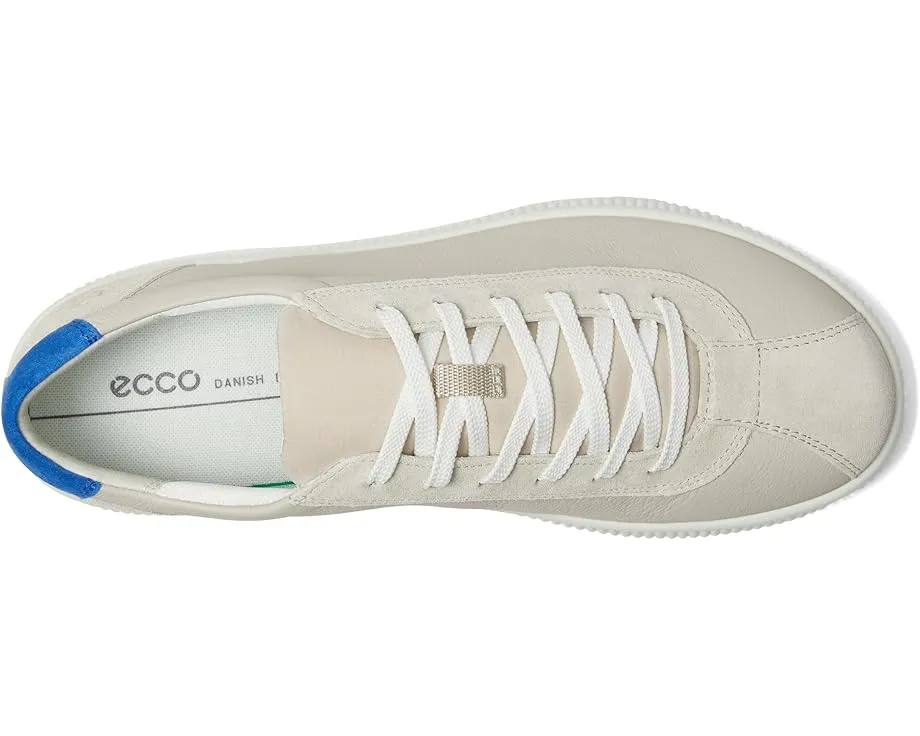 Кроссовки ECCO Soft Zero Lace Up из зерненой кожи с полиуретановой подошвой