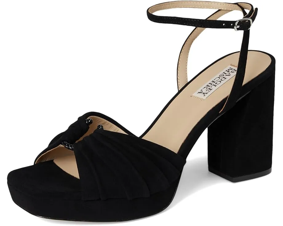 Босоножки Badgley Mischka Veda на платформе с квадратным каблуком и стеганым верхом