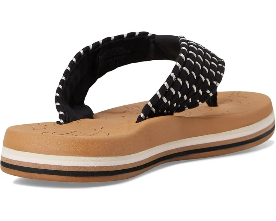 Шлепанцы Roxy Colbee Hi с текстурированным ремешком и стелькой из ЭВА