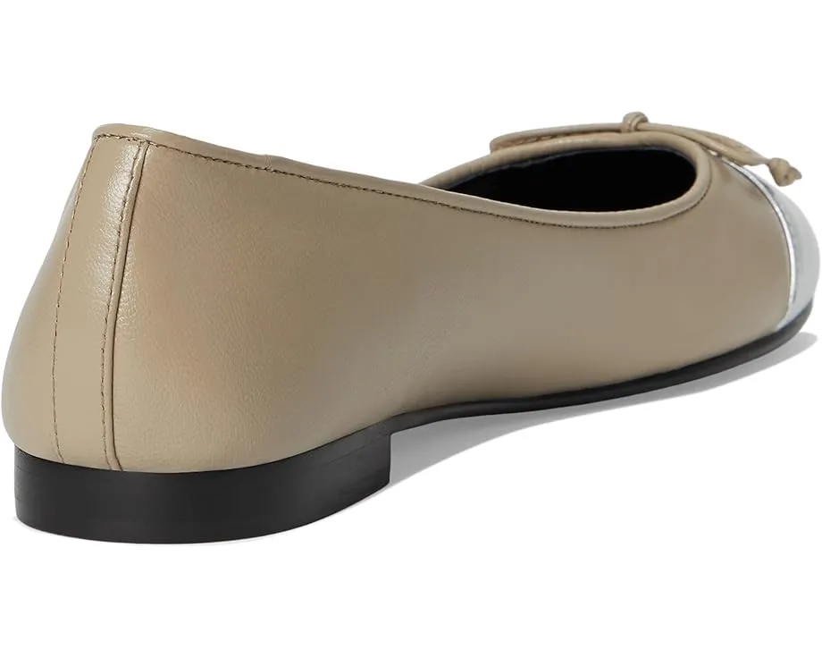 Балетки Tory Burch Cap Toe с бантом и контрастным мыском