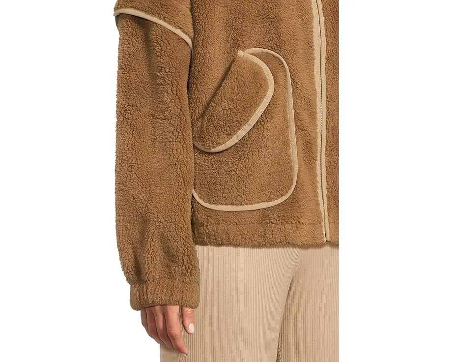 Толстовка UGG Mariella Uggfluff на молнии из плюшевого флиса с капюшоном