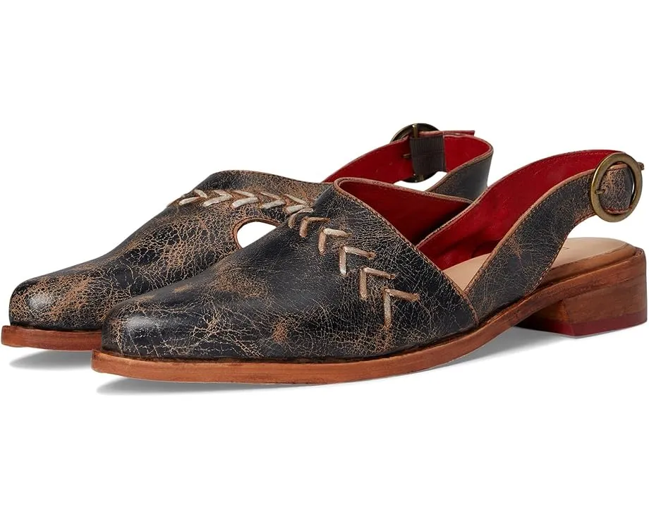 Туфли Bed Stu Join с заостренным мыском и регулируемой пряжкой на пятке