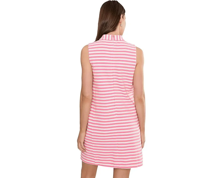 Платье Carmina Shift от Lilly Pulitzer с золотыми пуговицами
