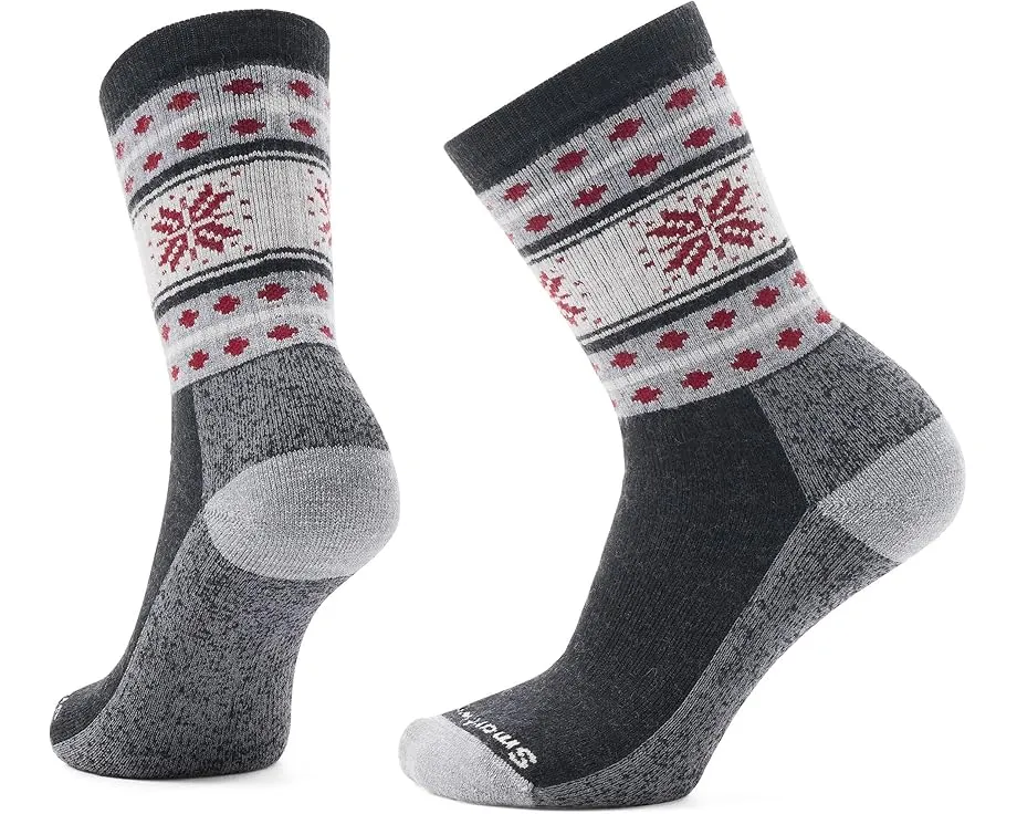 Носки Smartwool Everyday Snowflake Dream Crew с рисунком снежинок и комфортной резинкой