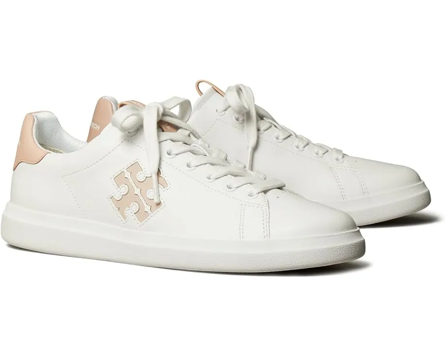 Кроссовки Tory Burch Double T Howell Court из кожи и полиуретана с круглым носком