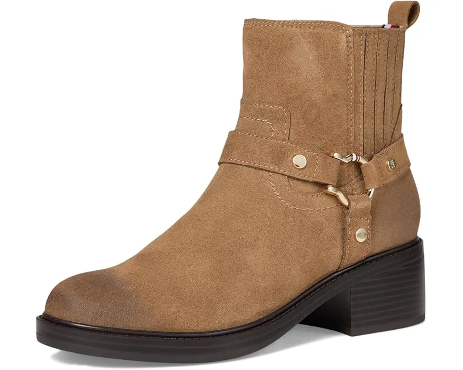 Ботильоны Tommy Hilfiger Varik 2 из искусственной замши на каблуке