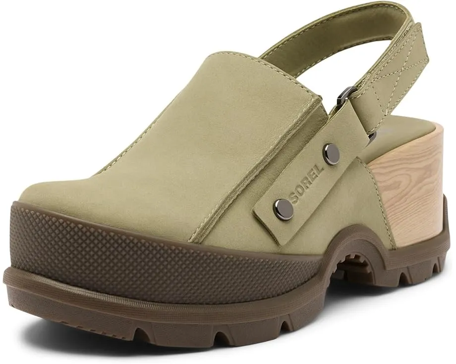 Клоги SOREL Roam’N Clog RBR из гладкой кожи с регулируемой липучкой