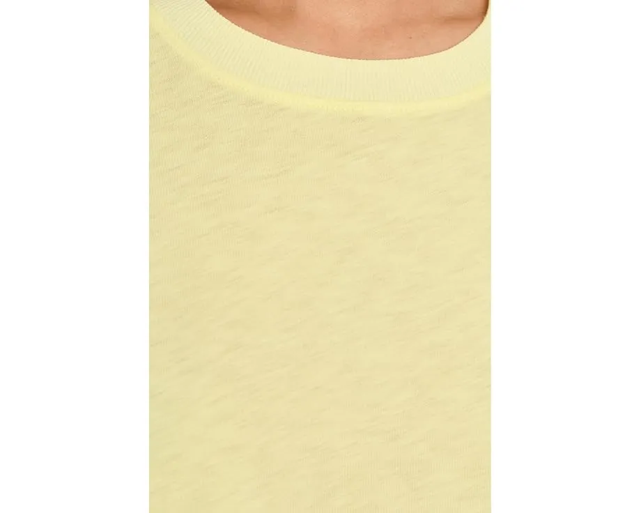 Кроп-футболка Michael Stars Grayson Cropped Crew Neck из хлопка Supima с прямым подолом