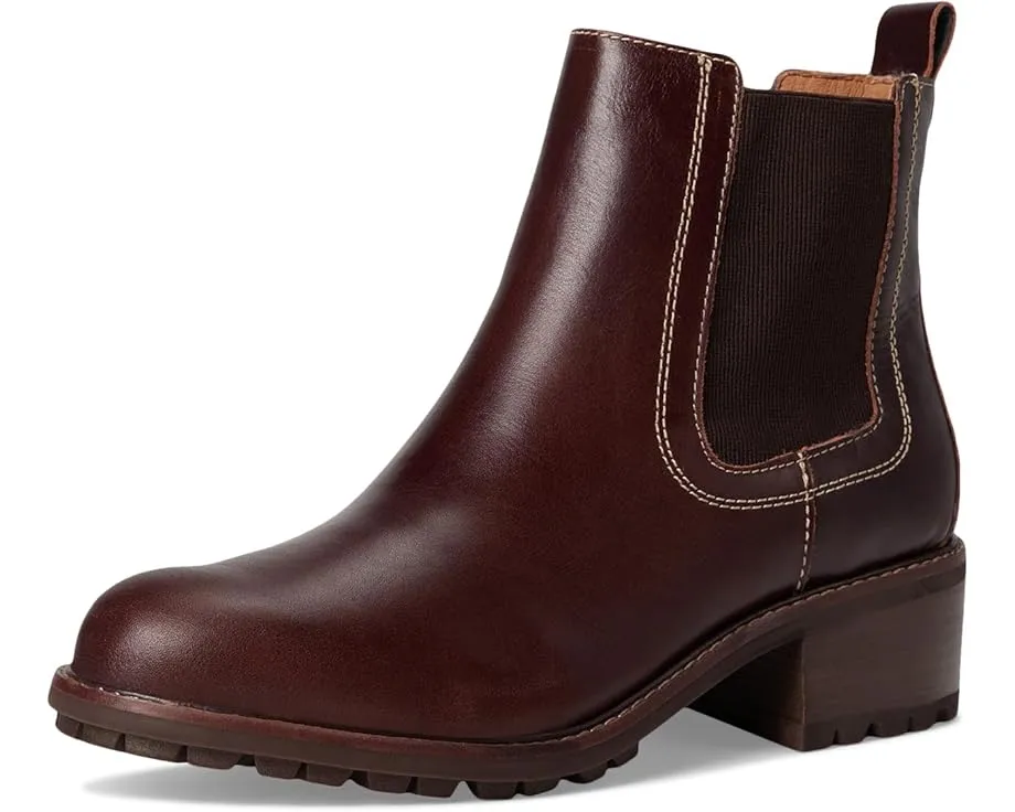 Челси ботильоны Sofft Martha на каблуке с кожаной подкладкой и боковыми вставками