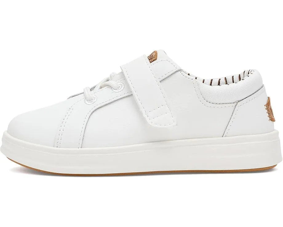 Hey Dude Kids Paul Pro Classic кожаные ботинки с липучкой и эластичной шнуровкой