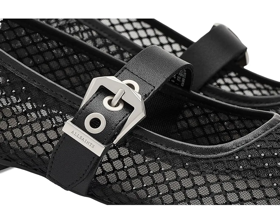 Туфли AllSaints Holly из сетки с кристаллами и пряжкой