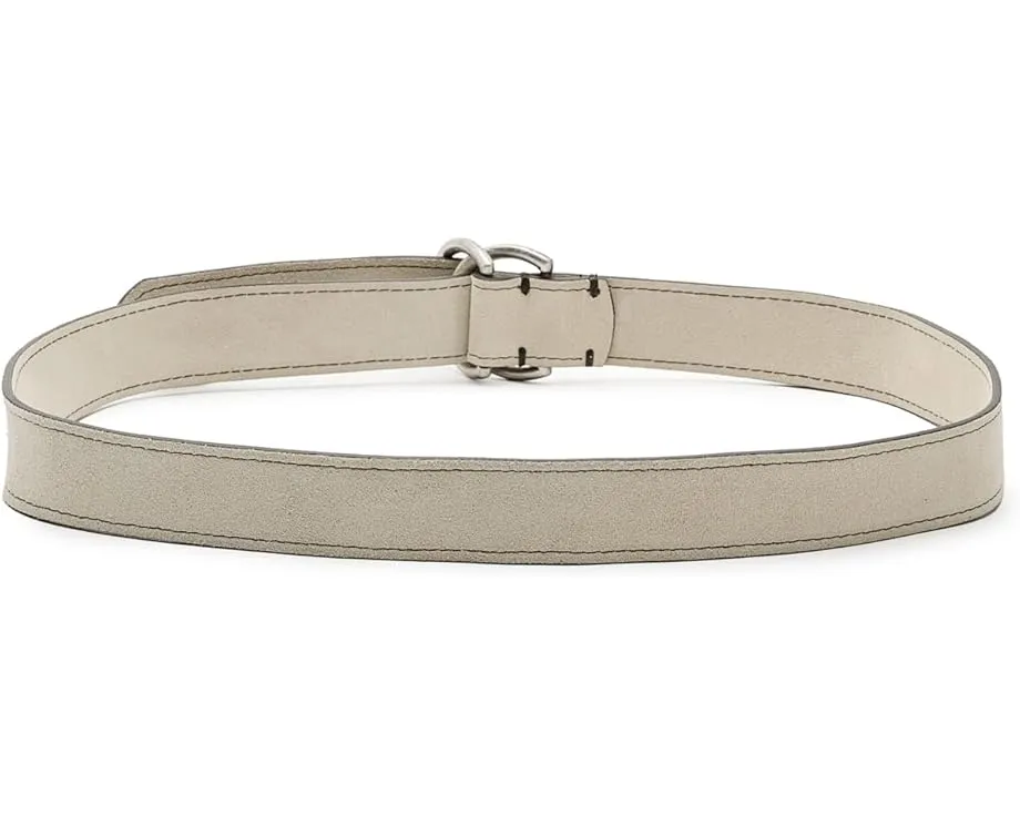 Ремень johnnie-O O Ring Suede из замши с двойной пряжкой