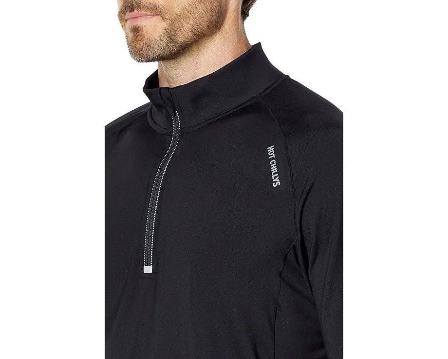 Футболка Hot Chillys Micro-Elite Chamois Zone Zip-T с защитой UPF 30