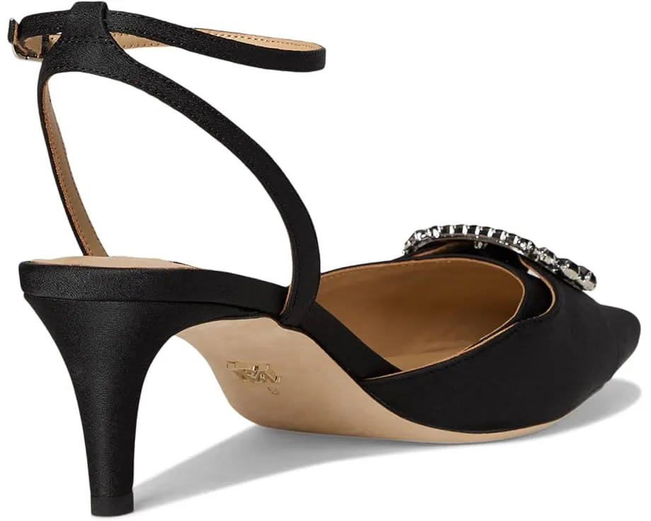 Босоножки Badgley Mischka Odesza на низком каблуке с кристаллами