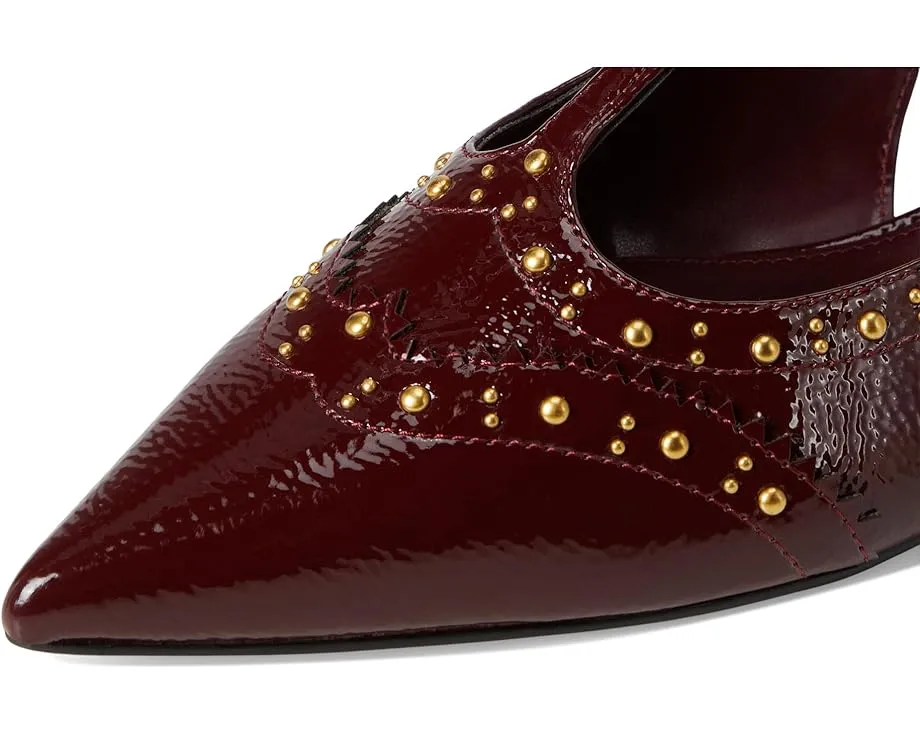 Vince Camuto Мюли Valkie на низком каблуке с Т-образным ремешком и декоративными шипами