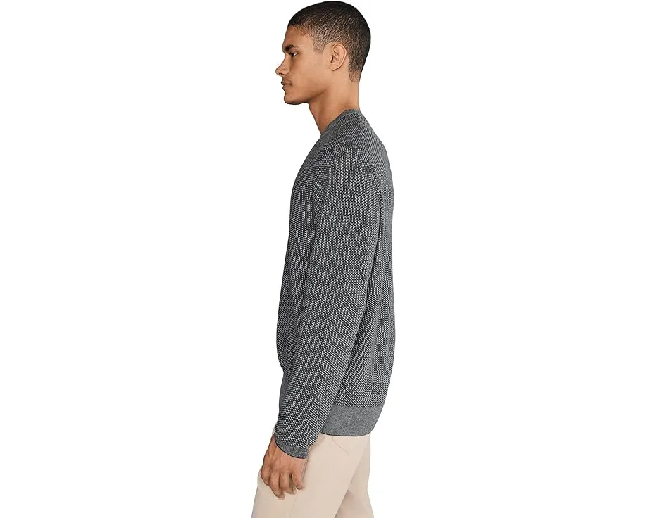 Свитер Vince с длинным рукавом и жаккардовым узором