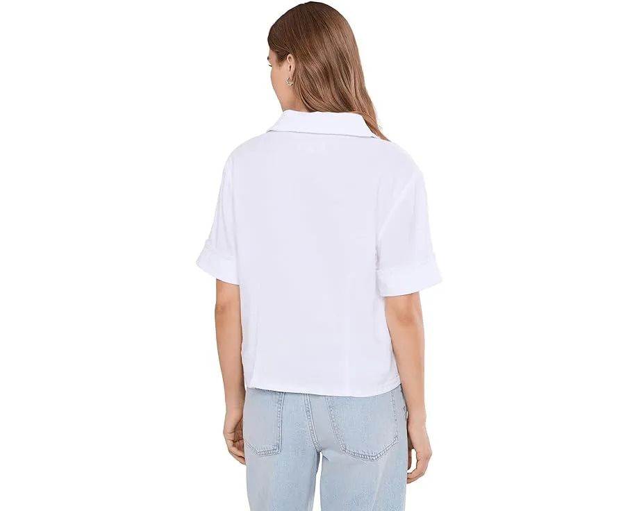 Льняная блузка Marisol Linen Button Front Top от KUT from the Kloth