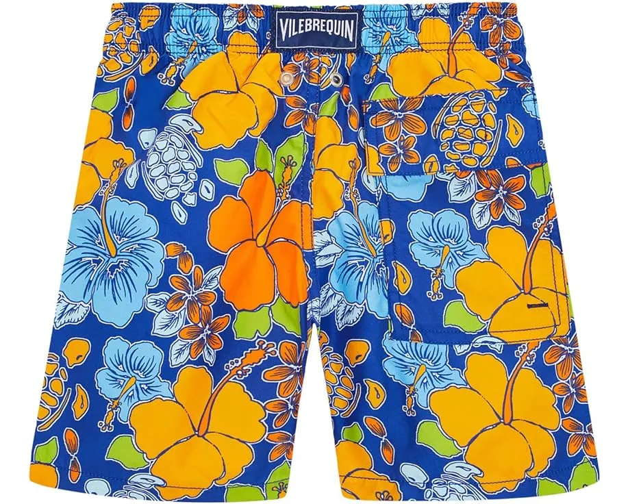 Плавки Vilebrequin Tropical Turtles с рисунком черепах и эластичной талией