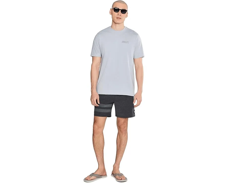 Футболка Hurley H2o Dri Fastlane Lined Short Sleeve с коротким рукавом