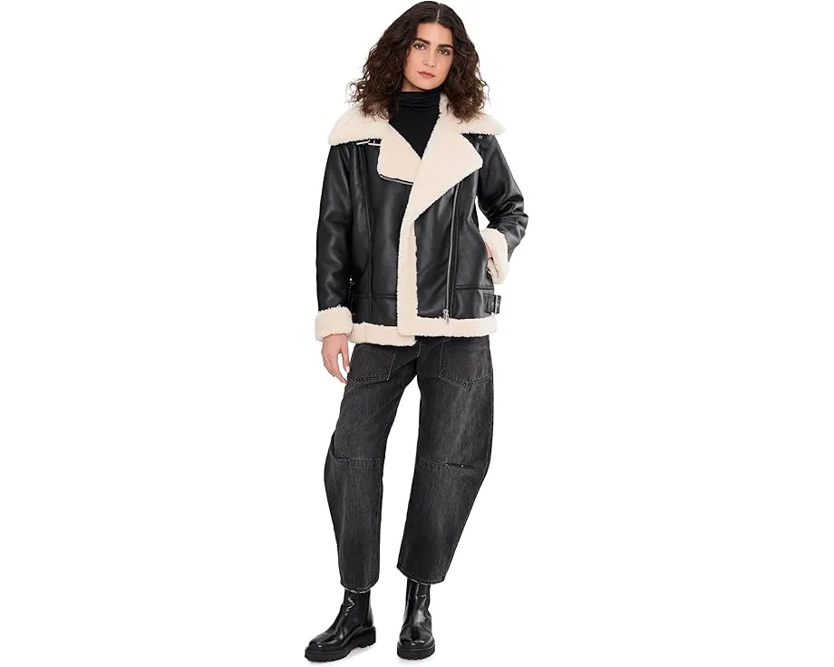 Куртка Vince Camuto с воротником и застежкой-молнией спереди