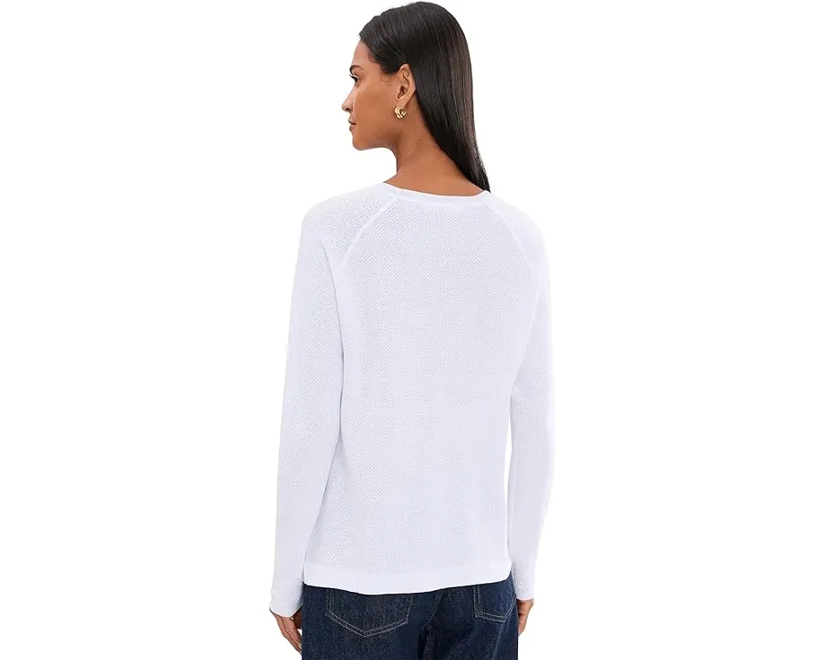 Waffle Stitch Raglan Sweater