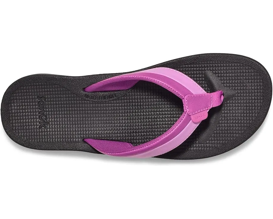 Шлепанцы Sanuk Cosmic Aquarius 2 с быстрым высыханием и волнообразной подметкой