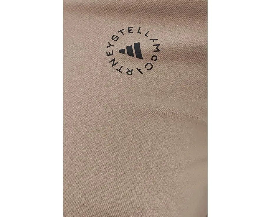 Лонгслив adidas by Stella McCartney Studio Ruched с капюшоном на молнии